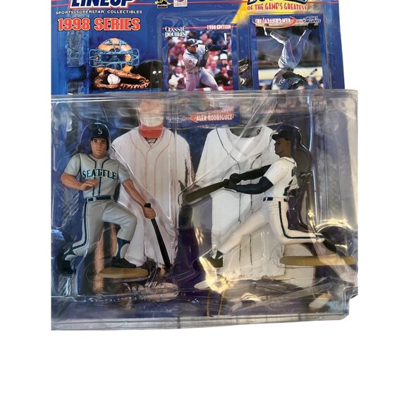 Starting Lineup 1998 Classic Doubles Ken Griffey Jr. Alex Rodriguez MLB Figures - Picture 2 of 4